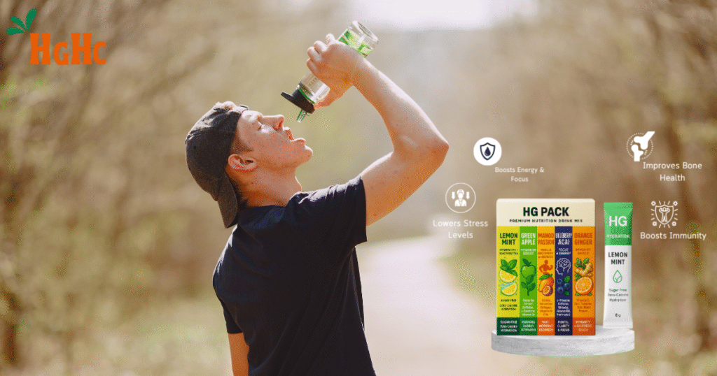 India’s First Instant Herbal Energy Drink – Healthy Instant Herbal Drink Pack by HGHC